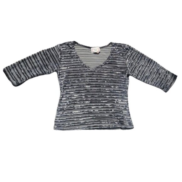 Vintage 90s/00s Y2K velvet two piece pencil skirt top set Venz Montreal - Picture 7 of 16